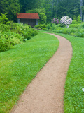 A Path at Thuya Gardens in Northeast Harbor  Maine  Usa