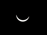 Partial Solar Eclipse Viewed from Diskobukta Bay  Edgeoya Island  Svalbard  Norway