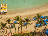 Waikiki Beach  Honolulu  Oahu  Hawaii  Usa