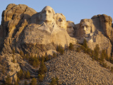 Mount Rushmore National Monument at Sunrise  South Dakota  Usa