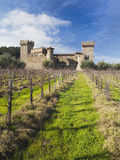 Reproduction of Italian Castle  Castello Di Amoroso Winery  Calistoga  Napa Valley  California  Usa