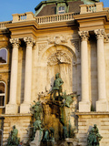 Detail of the Royal Palace  Budapest  Hungary