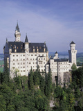 Neuschwanstein Castle  Built by King Ludwig  Fussen  Germany