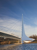Architect Santiago Calatrava  Sundial Bridge  Turtle Bay Park  Redding  California  Usa