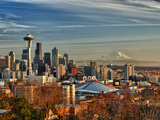 New Year's Day in Seattle  Washington  Usa