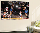 Miami  FL - June 21:  Miami Heat and Oklahoma City Thunder Game Five  Kevin Durant and Udonis Hasle