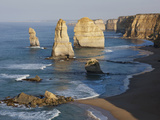 Morning Sun on Twelve Apostles  Tasman Sea  Port Campbell National Park  Victoria  Australia