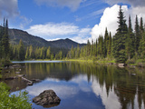 Paradise Lake in the Ten Lakes Scenic Area of the Kootenai National Forest  Montana  Usa