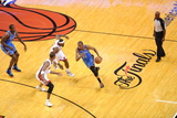 Miami  FL - June 21:  Miami Heat and Oklahoma City Thunder Game Five  Kevin Durant  Chris Bosh and 