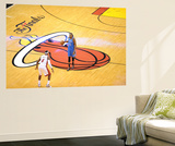 Miami  FL - June 21:  Miami Heat and Oklahoma City Thunder Game Five  Kevin Durant and LeBron James