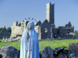 St Mary Figurine  Quinn Abbey  County Clare  Ireland