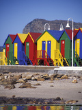 Changing Huts on St John's Beach  Capetown  South Africa