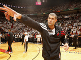 Miami  FL - June 21:  Miami Heat and Oklahoma City Thunder Game Five  Shane Battier