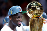 Miami  FL - June 21:  Miami Heat and Oklahoma City Thunder Game Five  Dwyane Wade