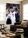 Miami  FL - June 21:  Miami Heat and Oklahoma City Thunder Game Five  LeBron James