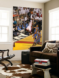 Miami  FL - June 21:  Miami Heat and Oklahoma City Thunder Game Five  LeBron James and Thabo Sefolo