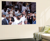 Miami  FL - June 21:  Miami Heat and Oklahoma City Thunder Game Five  LeBron James