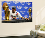 Miami  FL - June 21:  Miami Heat and Oklahoma City Thunder Game Five  LeBron James