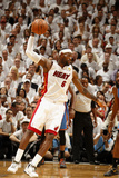 Miami  FL - June 21:  Miami Heat and Oklahoma City Thunder Game Five  LeBron James