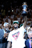Miami  FL - June 21:  Miami Heat and Oklahoma City Thunder Game Five  LeBron James