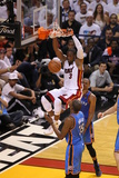 Miami  FL - June 21:  Miami Heat and Oklahoma City Thunder Game Five  Dwyane Wade