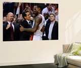 Miami  FL - June 21:  Miami Heat and Oklahoma City Thunder Game Five  LeBron James