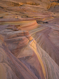 Fantastic Landscape of Colorful and Twisted Sandstone Layers