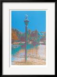 Seagull on a Lantern