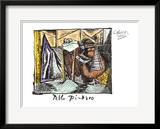 Femme Dessinant Femme Assoupie