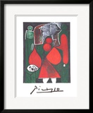 Femme en Rouge su Fauteuil