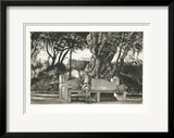 Man on Bench (B/W)