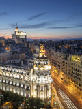 Spain  Madrid  Metropolis Building and Gran Via