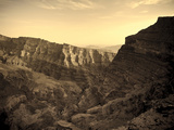 Oman  Hajjar Mountain Range  Jebel Shams Mountain  Wadi Ghul  the 'Grand Canyon of Arabia'