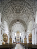 Germany  Bavaria  Munich  Nave of Michaelskirche  Second Largest Barrel-Vaulted Roof in the World t