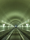 Germany  Hamburg  Landungsbrucken  St Pauli Elbtunnel (Historic Pedestrian Tunnel under Elbe River