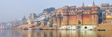 The Ghats Along the Ganges River Banks  Varanasi  India