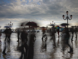 Piazza San Marco Looking across to San Giorgio Maggiore  Venice  Italy
