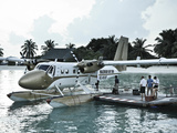 Maldives  Seaplane at Resort