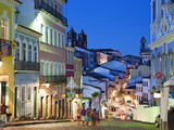 Historic Centre at Dusk  Pelourinho  Salvador  Bahia  Brazil