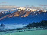 View Towards Coronet Peak Ski Field  Queenstown  Central Otago  South Island  New Zealand