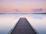Jetty on the Lake Azur  Les Landes  Franc