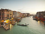 Grand Canal from the Rialto  Venice  Italy