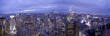 Midtown Skyline with Empire State Building from the Rockefeller Center  Manhattan  New York City  U