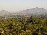 Malawi  Zomba  View over the Town of Zomba from the Lower Slopes of Zomba Plateau
