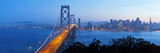 USA  California  San Francisco  City Skyline and Bay Bridge from Treasure Island