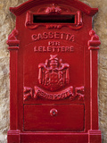 Malta  Europe  a Coloured Letter Box  Normally Found in Village or Town Cores Complimenting Colourf