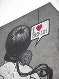 I Love Berlin' Mural on Building  Berlin  Germany