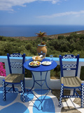 Tavern Near Chora Sfakion  Crete  Greece
