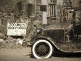 USA  Arizona  Route 66  Hackberry General Store  300 Miles Desert Ahead Sign