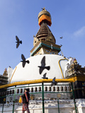 Shree Ghal Jempal Stupa in Central Kathmandu  Nepal